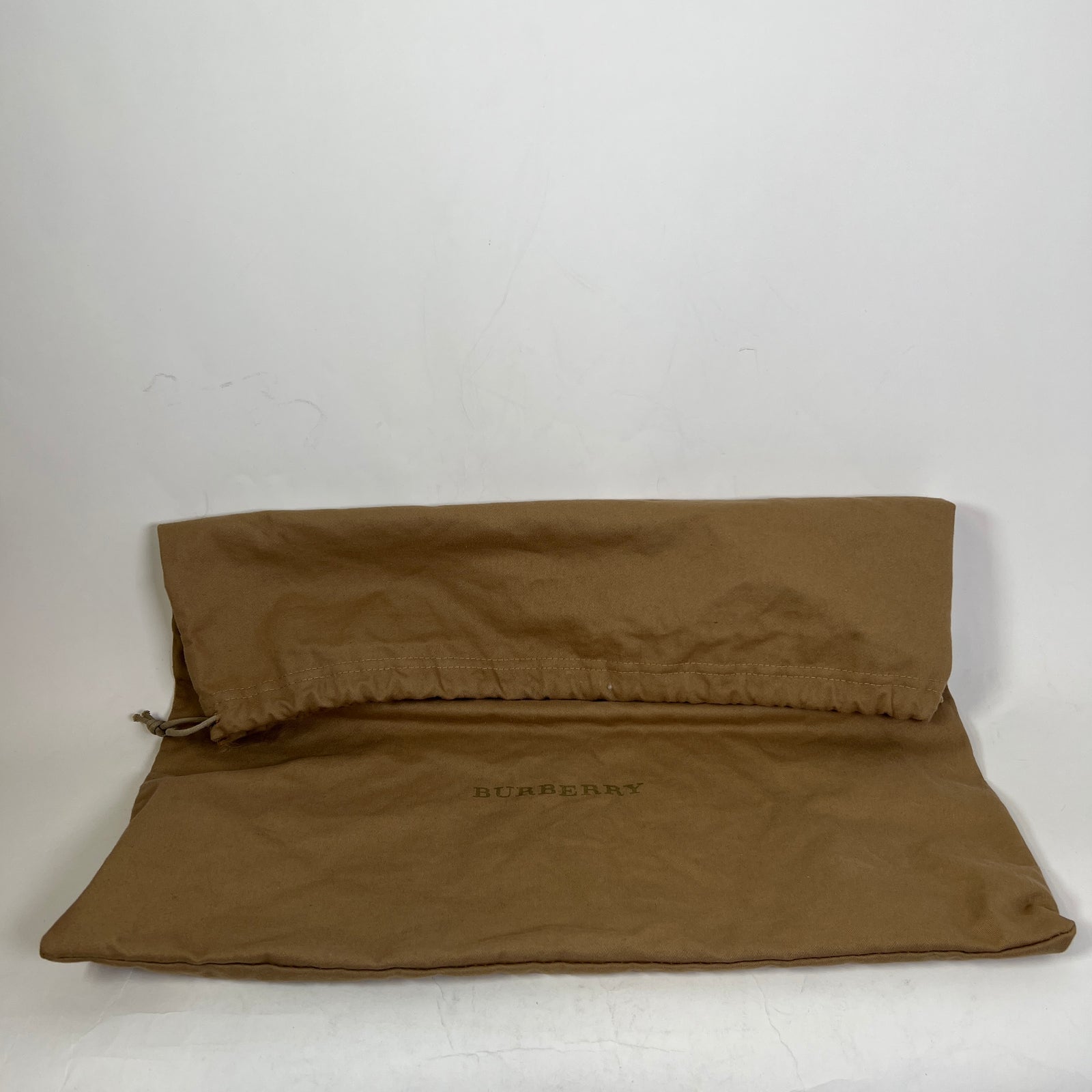 Burberry Tan Calfskin Crest Embossed Small Tote Bag