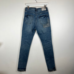 Purple Brand Blue Distressed Jeans Size 31