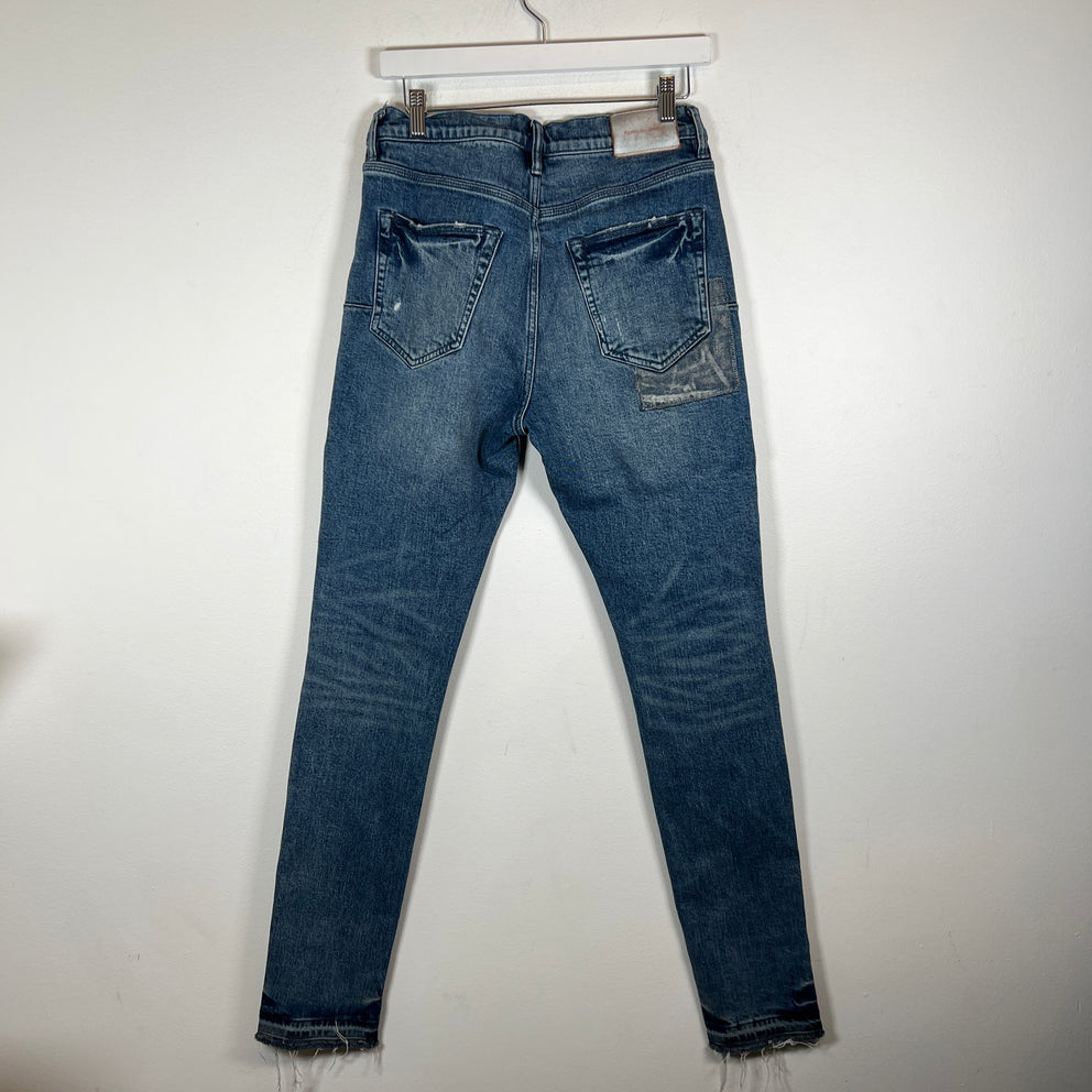 Purple Brand Blue Distressed Jeans Size 31