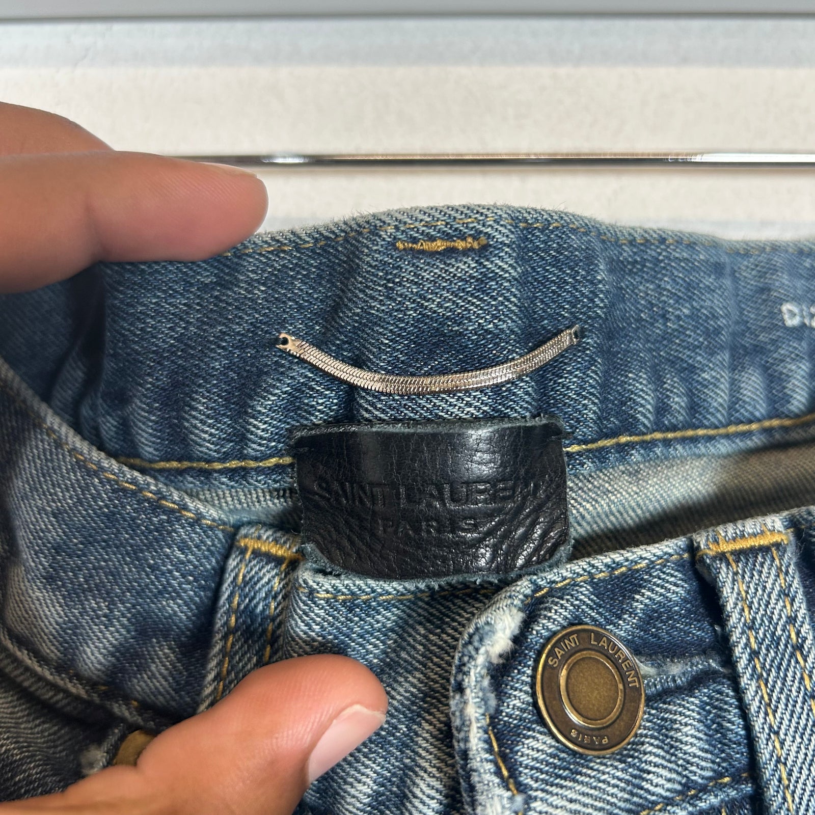 Saint Laurent D02 Blue Wash Jeans Size 31