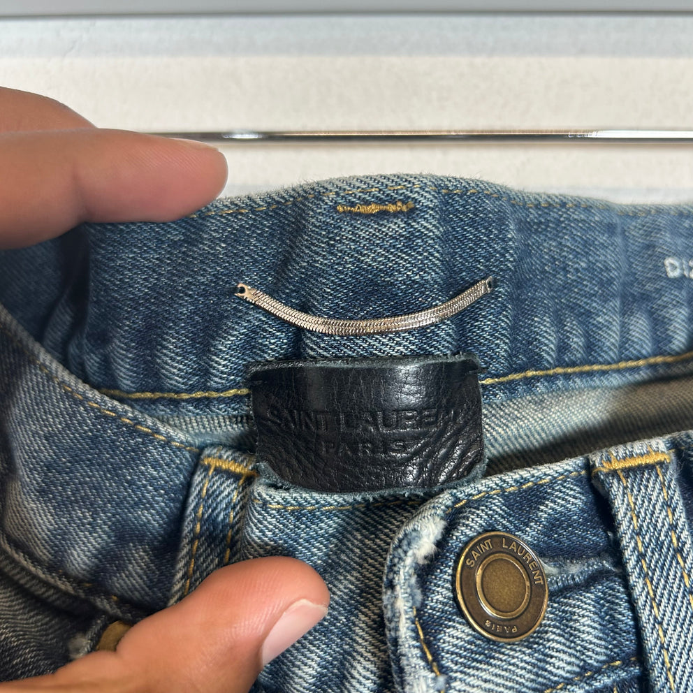 Saint Laurent D02 Blue Wash Jeans Size 31