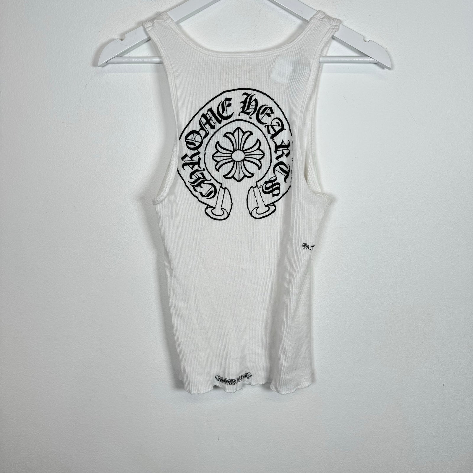 Chrome Hearts Horseshoe Ribbed Tank Top