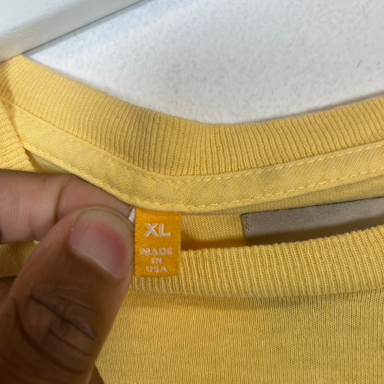 Gallery Dept Yellow ATK Logo T-Shirt Size XL