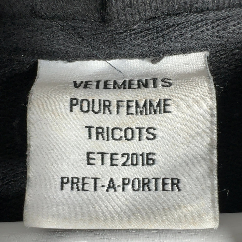 Vetements SS16 Titanic Coming Soon Hoodie
