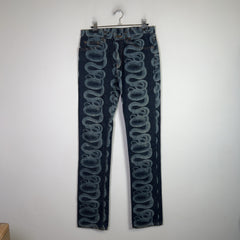 Hysteric Glamour Snake Denim Jeans