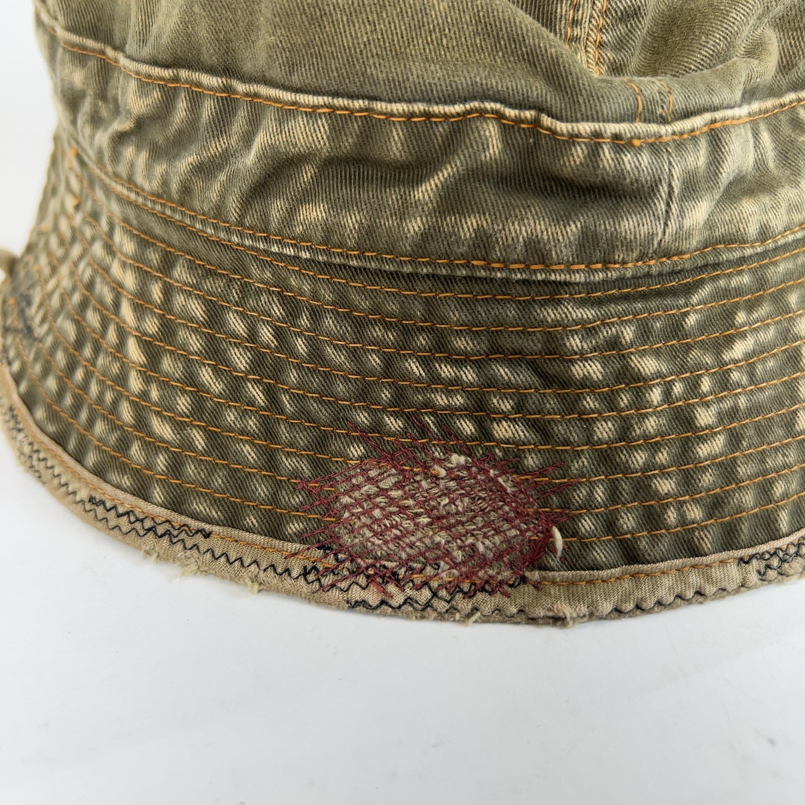 Kapital Patched Repaired 'Old Man and Sea' Bucket Hat