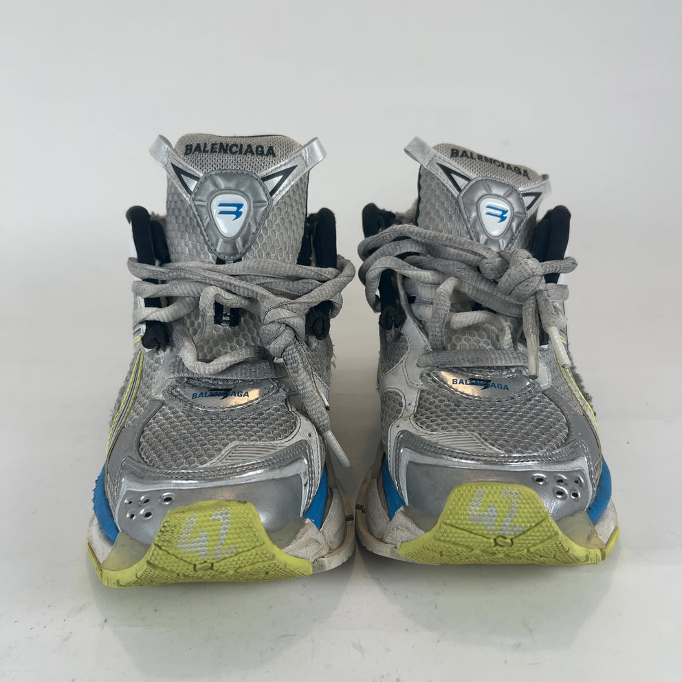 Balenciaga Yellow/Blue Mesh Runners