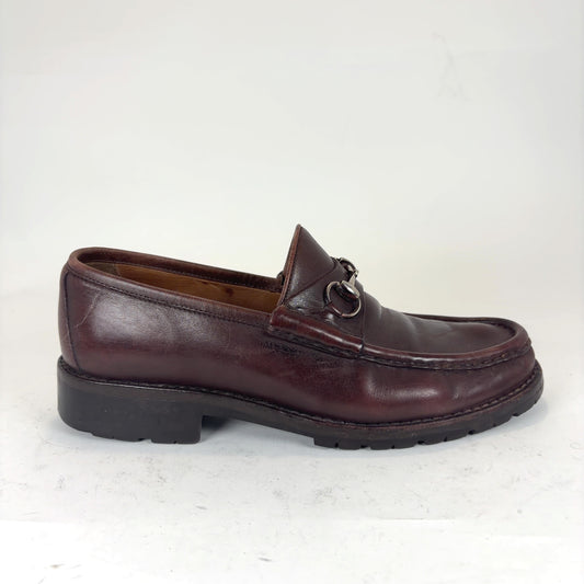 Gucci Horsebit Lug Brown Loafer