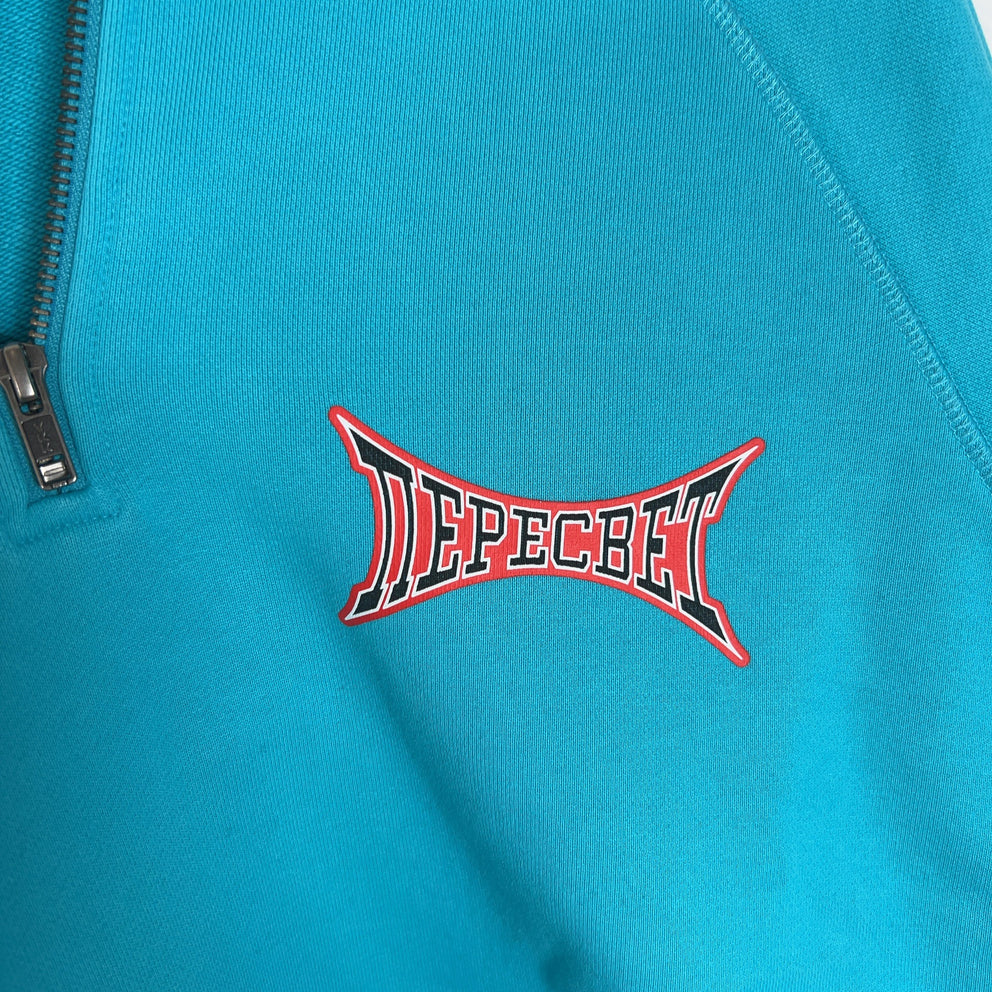Gosha Rubchinskiy Graphic Logo Quarter Zip Hoodie