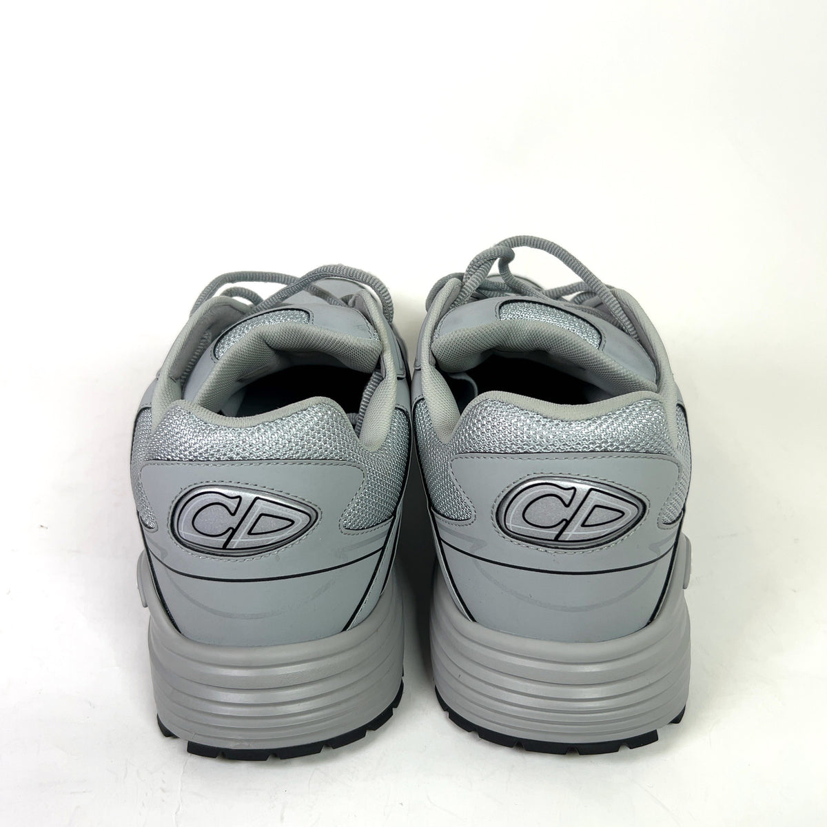 Dior B30 Grey Technical Mesh Sneakers
