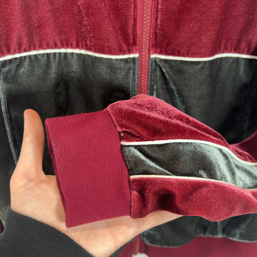Supreme Logo Velour Track Jacket