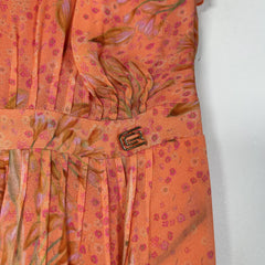 Class Robert Cavalli Flower Petal Ruffle Dress