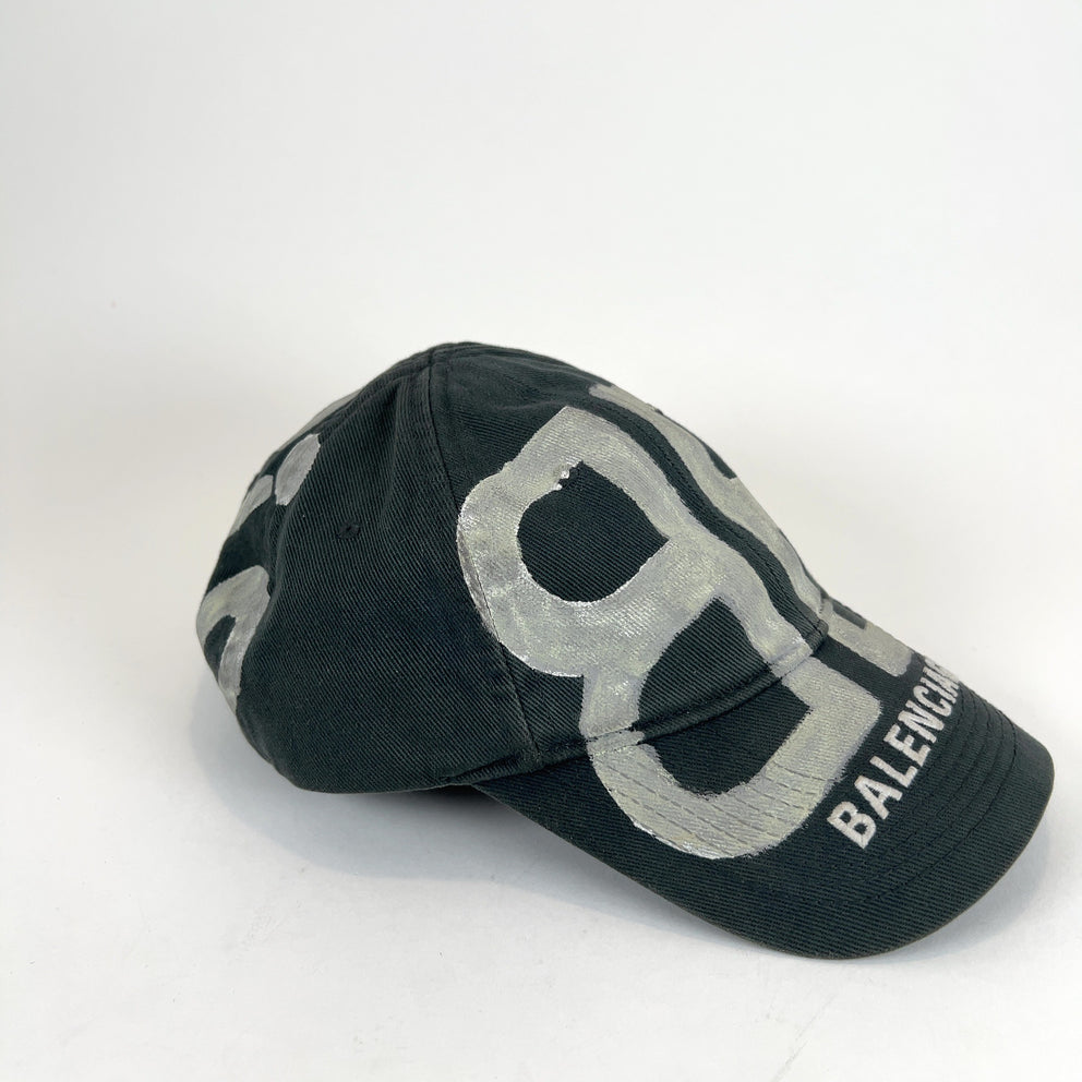 Balenciaga Spray Painted Logo Hat