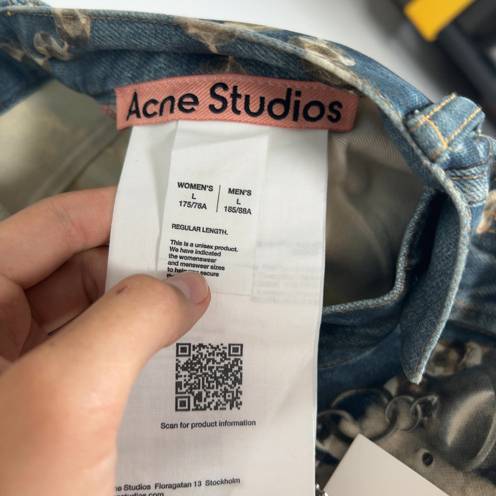 Acne Studios 1981 ‘Mid Blue’ Trompe L’oeil Jeans