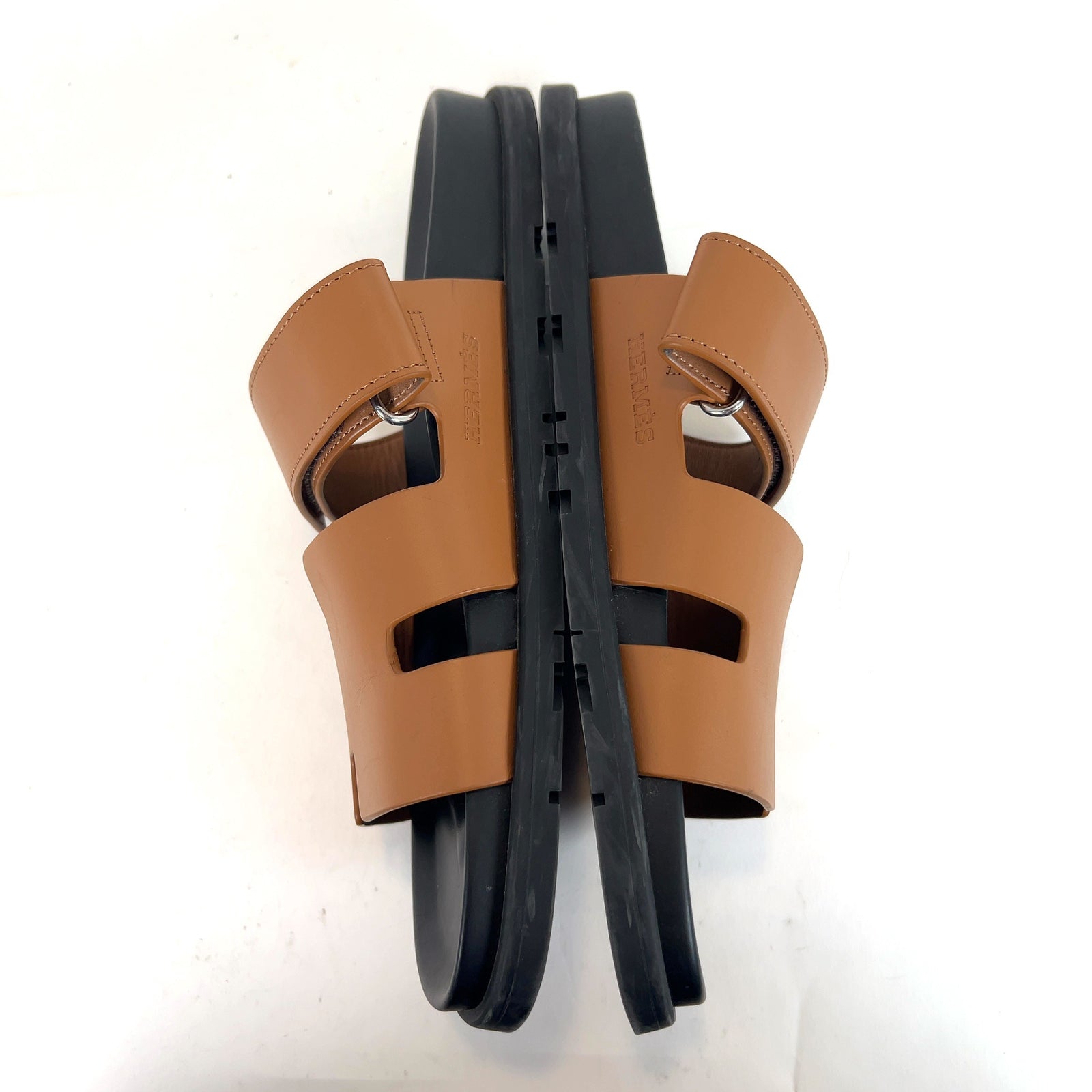 Hermes Chypre Leather Sandals