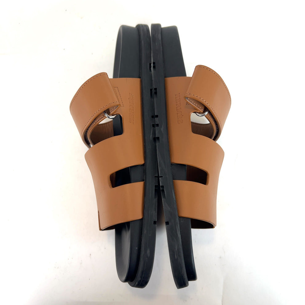 Hermes Chypre Leather Sandals