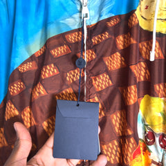 Louis Vuitton Oil Painting Checkerboard Windbreaker