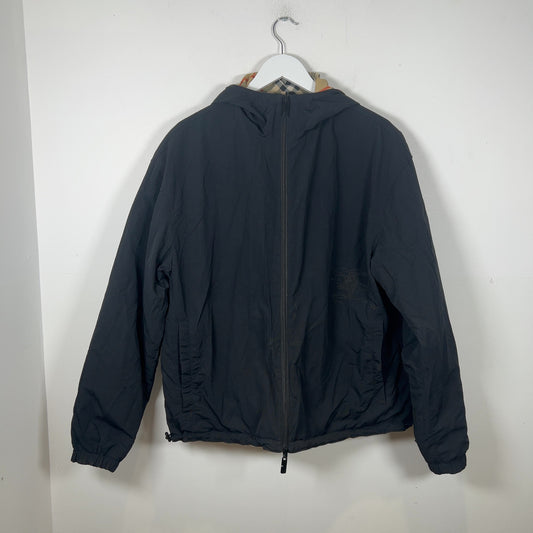 Burberry Reversible Check Hooded Jacket