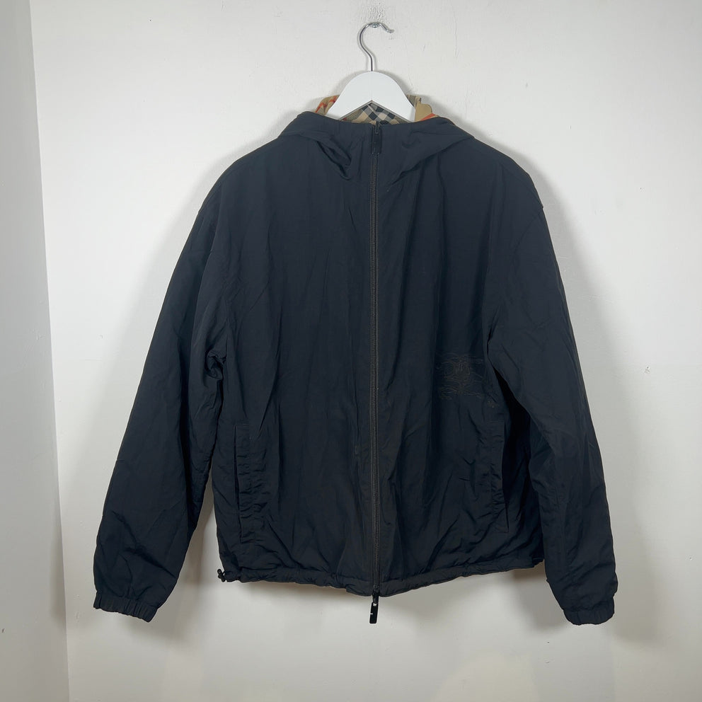 Burberry Reversible Check Hooded Jacket