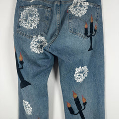 Denim Tears x Virgil Abloh 'Message in a Tear' Levis 501 Jeans
