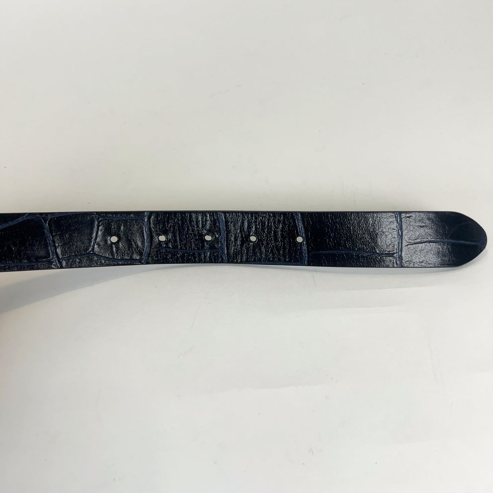 Alexander McQueen Alligator Skull Buckle Belt