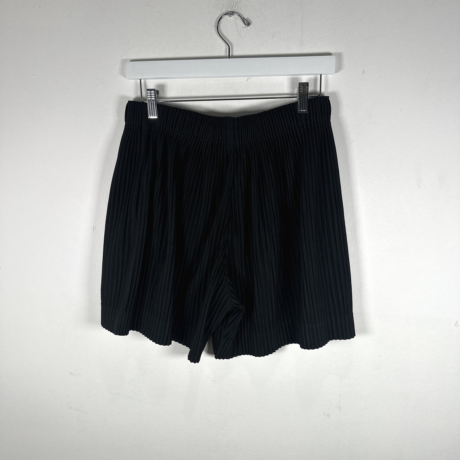 Issey Miyake Pleat Black Shorts Size S