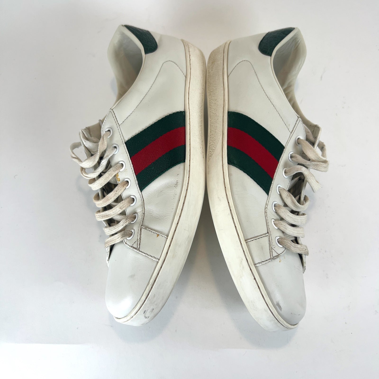 Gucci Ace Web Stripe Lowtop Sneakers