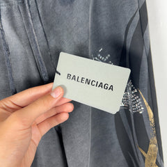 Balenciaga Tacky Tribal Rhinestone Sweatpants