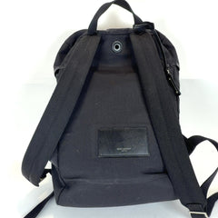 Saint Laurent Double Leather Strapped Backpack
