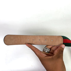 Gucci Interlocking G Web Woven Belt