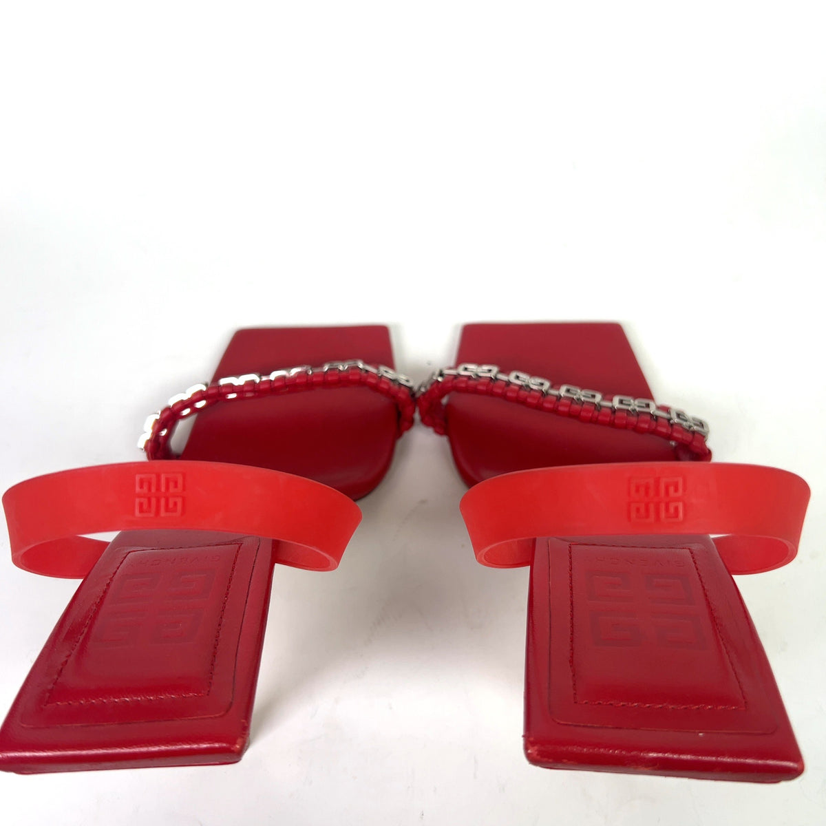Givenchy Red 4G Slingback Sandal
