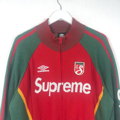 Supreme Umbro Logo Knit Zip-Up Sweater