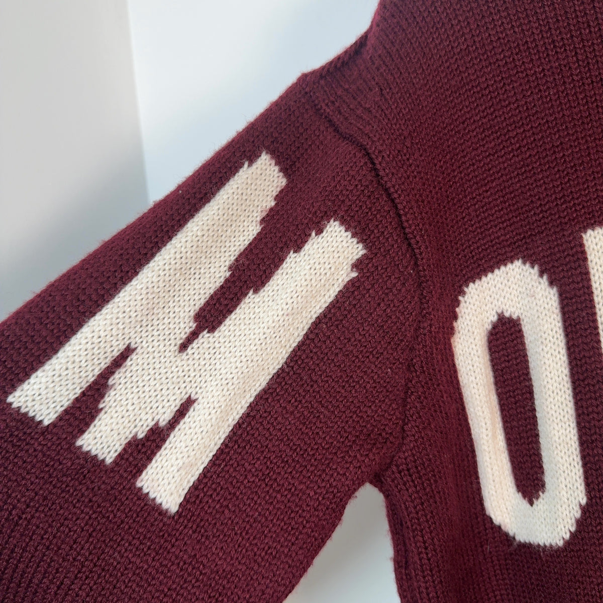 Moncler Maglione Spell Out Knit Sweater