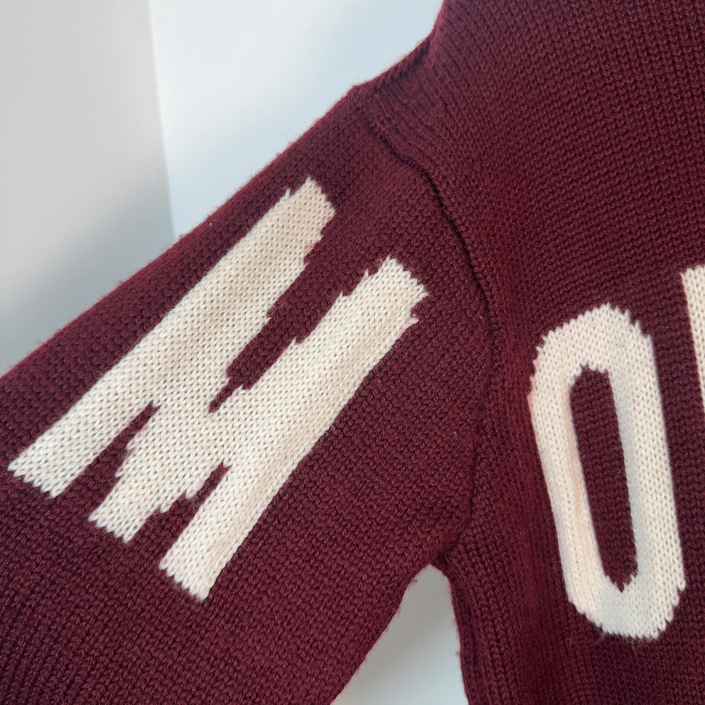 Moncler Maglione Spell Out Knit Sweater