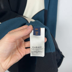 Louis Vuitton Color Block Leather/Knit Track Jacket