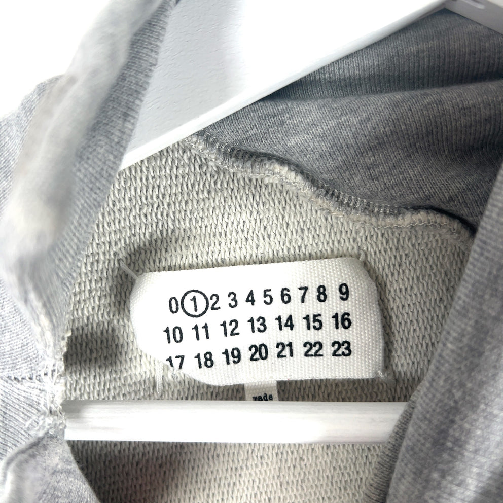 Maison Margiela Aysmetrical Hybrid Sweatshirt Dress