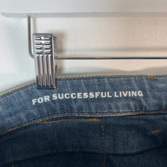 Diesel Inside-Out Double-Waisted Denim Jeans