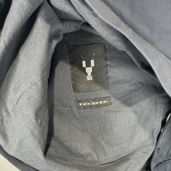Rick Owens Navy Nylon Work Jacket Size S