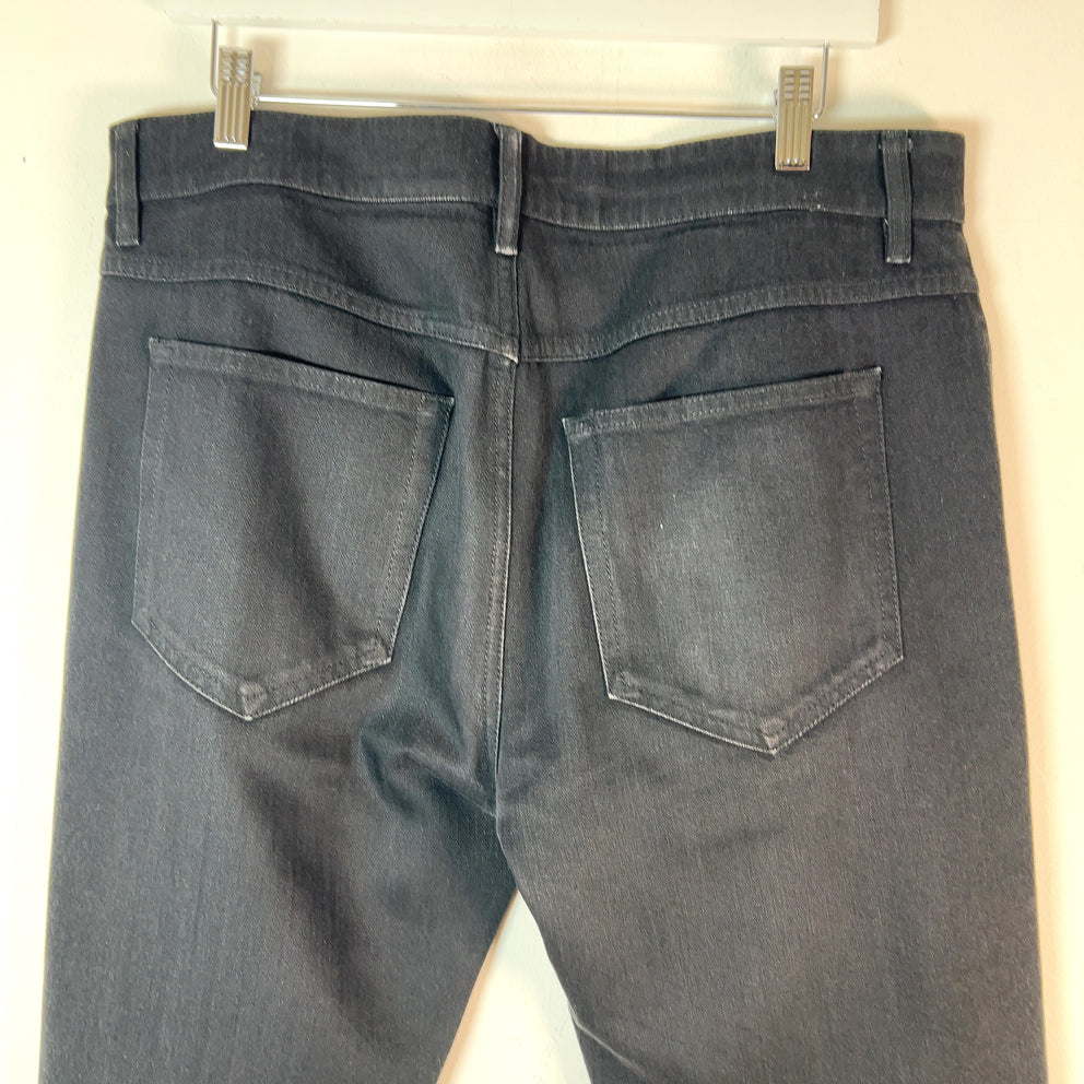The Row Straight Leg Black Jeans