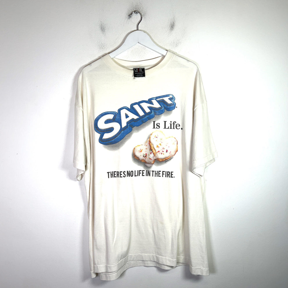 Saint Michael Vintage Oreo Logo T-Shirt