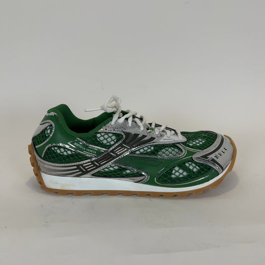 Bottega Veneta Green Mesh Orbit Sneaker