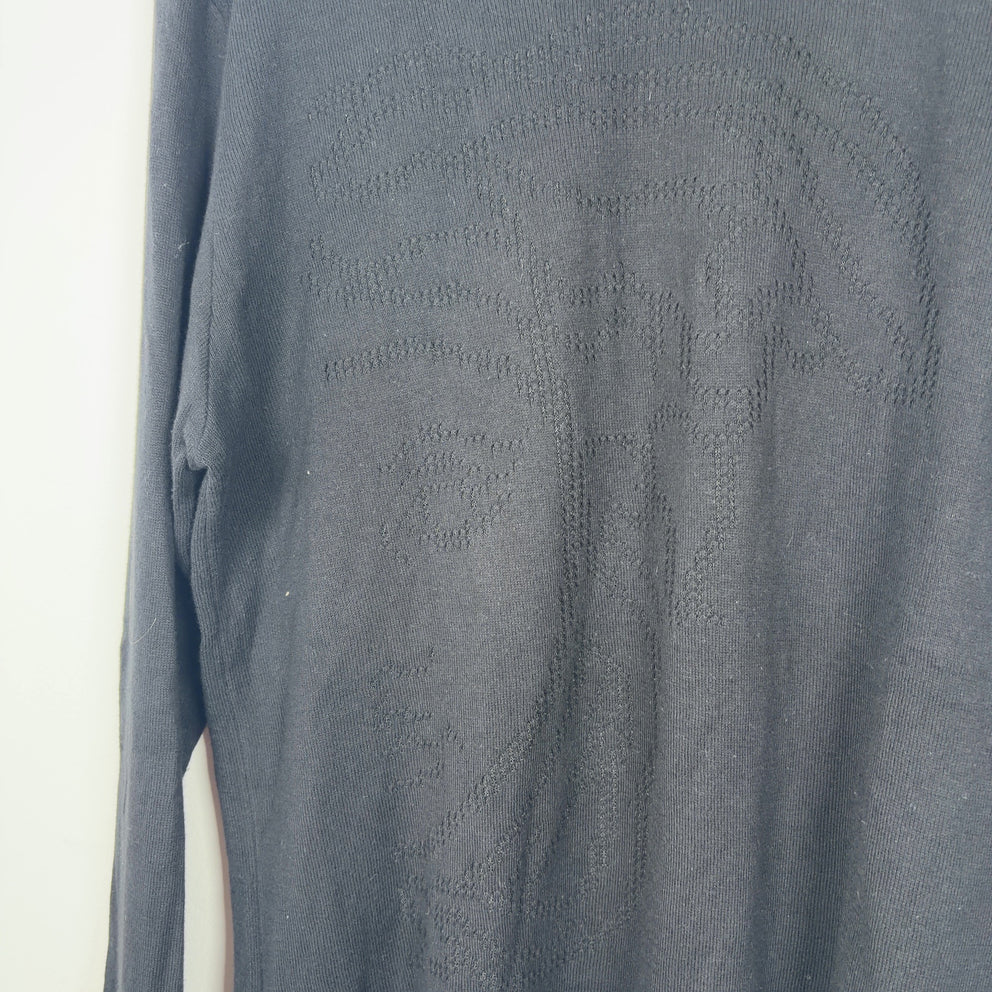 Versace Woven Chest Logo Sweater