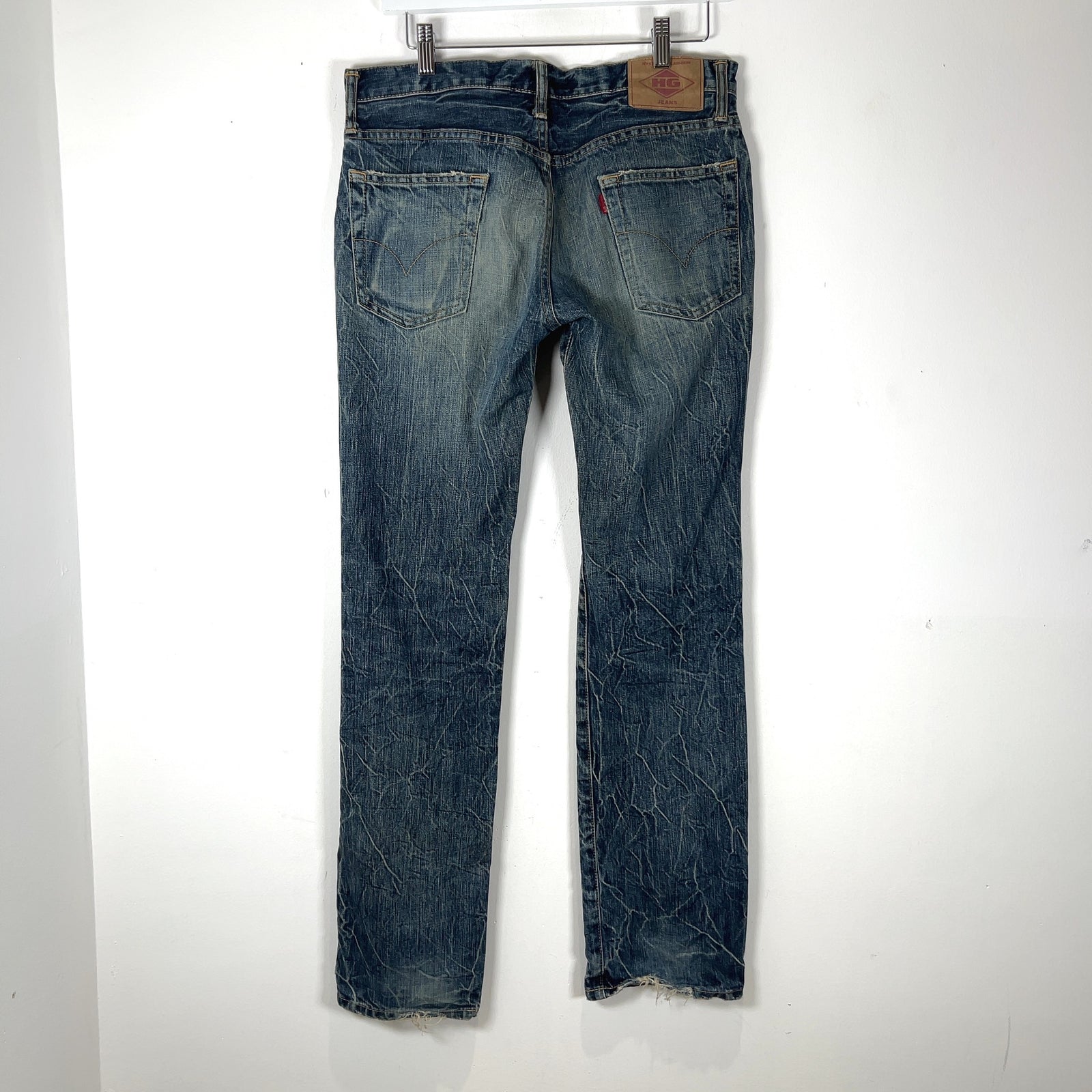 Hysteric Glamour 'Too Drunk To Fuck' Studded Lightwash Jeans
