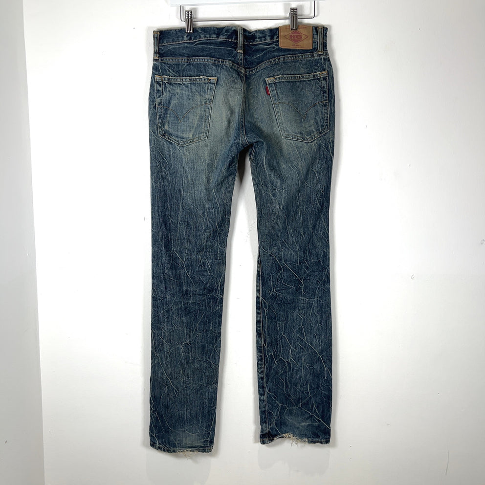 Hysteric Glamour 'Too Drunk To Fuck' Studded Lightwash Jeans