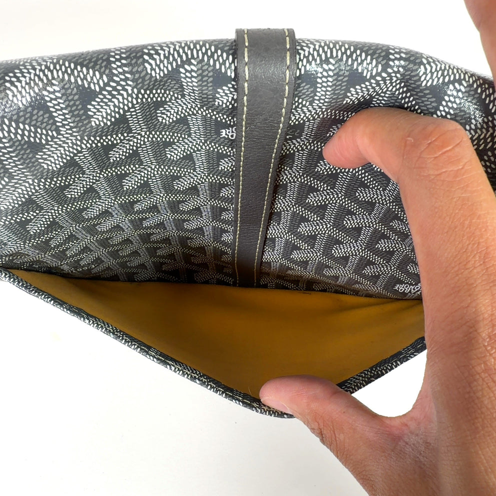 Goyard Grey Belvedere II PM Messenger Bag