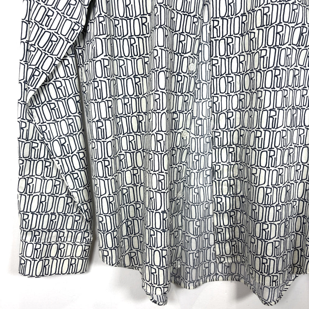 Dior All-Over Print Button-Up Shirt