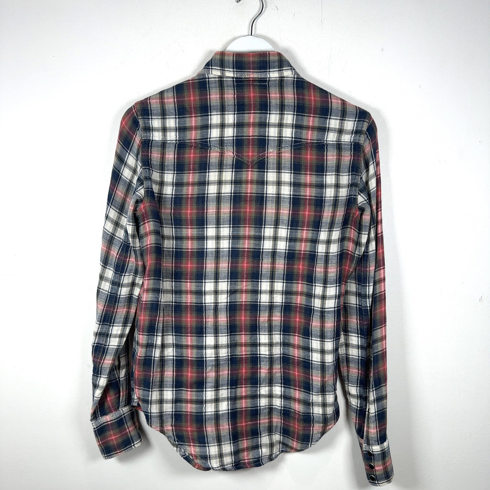 Saint Laurent Western Pearl Snap Button Up Shirt
