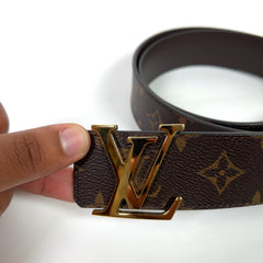 Louis Vuitton Monogram Saint Tulle LV Initiales Belt