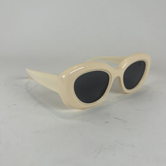 Bonnie Clyde Oval Shaped Acetate Sunglasses