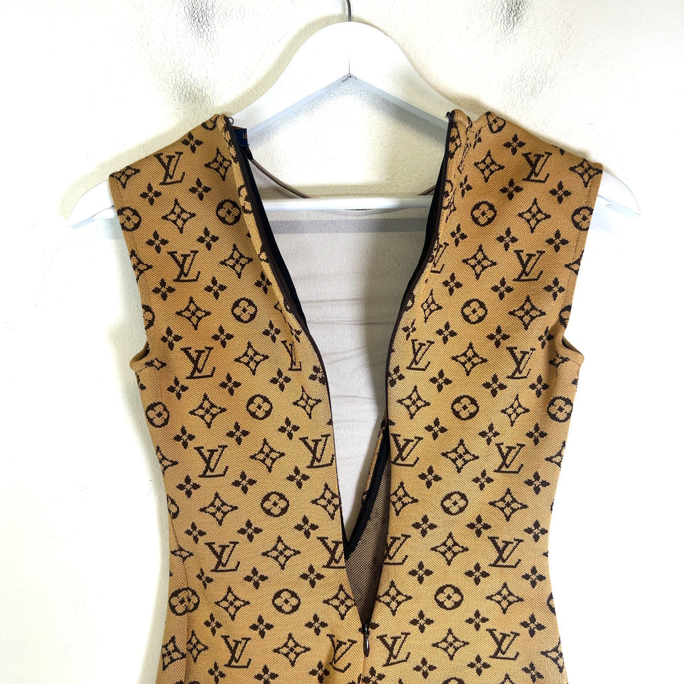 Louis Vuitton SS24 Monogram Jacquard Knit Bodysuit